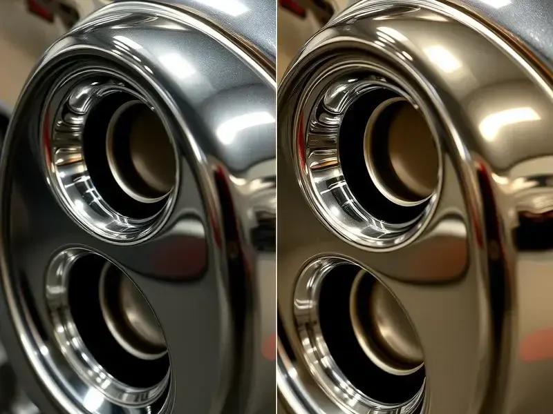 Custom chrome restoration work